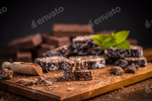 Preview: Brown chocolate cake