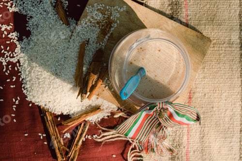 Preview: In Mexico, a table is set with delicious food and refreshing drinks like horchata.