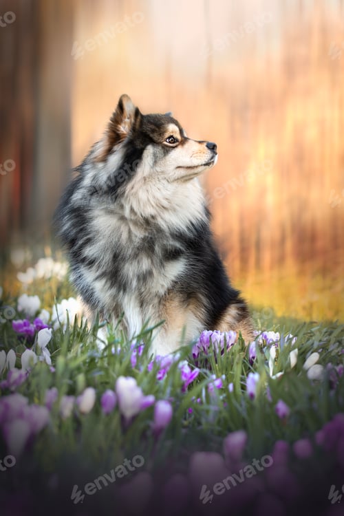 Preview: Portrait of Finnish Lapphund dog