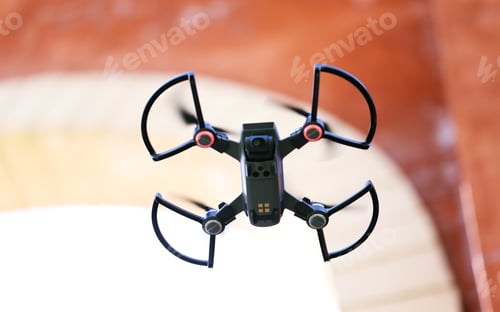 Preview: Flying drone background