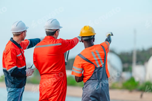 Preview: Industrial team reviewing refinery operations amid fuel supply risk and economic uncertainty