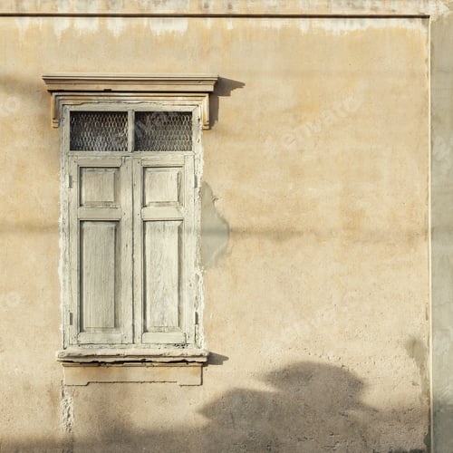 Preview: Old window in classic home in countryside of Thailand.