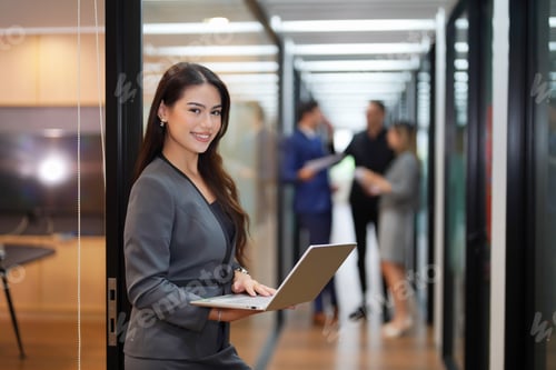Preview: Business Woman in the office. Female Empowerment.