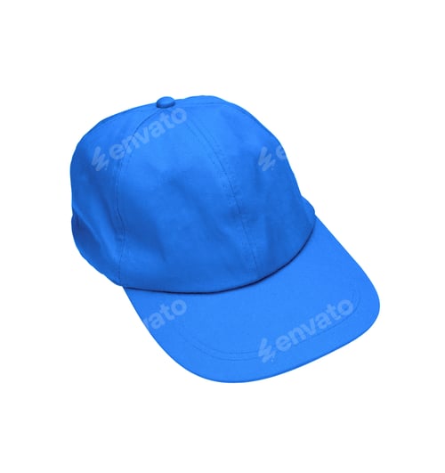 Preview: Blue cap isolated on white
