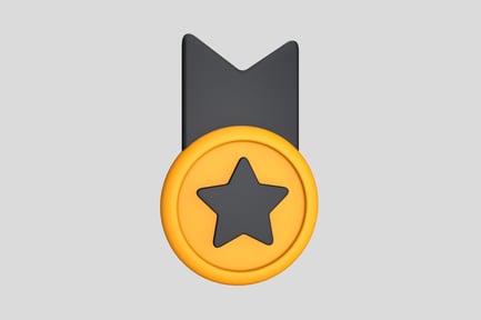 Preview: Medal Modern 3D Illustration