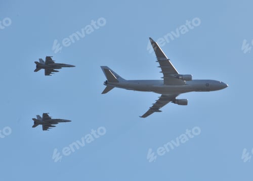 Preview: RAAF aircraft marking centenary celebrations with a flypast over Canberra on 31 March 2021