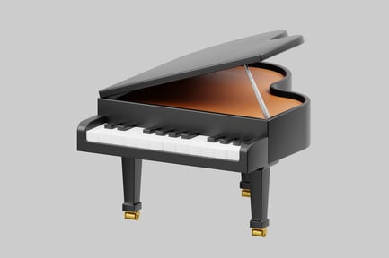 Preview: Cartoon grand piano