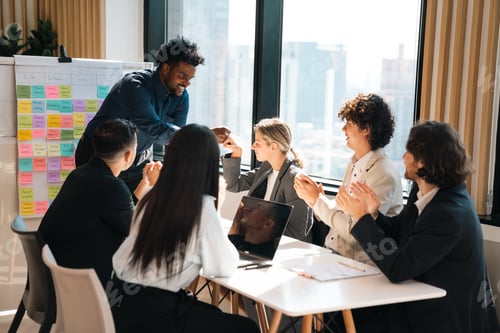 Preview: Professional Marketing Team, Diverse Colleagues and Businesswoman Collaborate Meeting