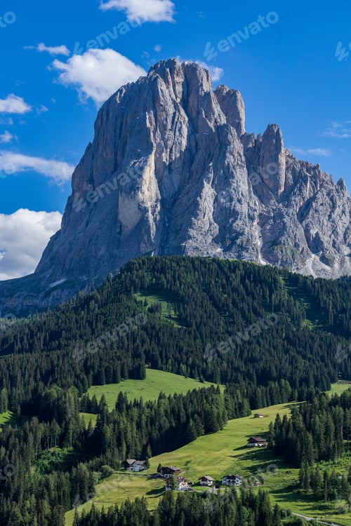 Preview: Dolomites mountains landscape, Italy