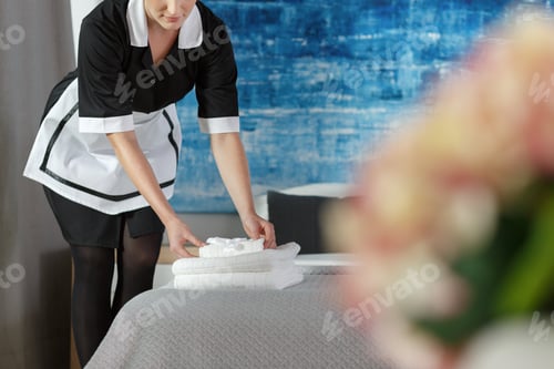 Preview: Maid with towels