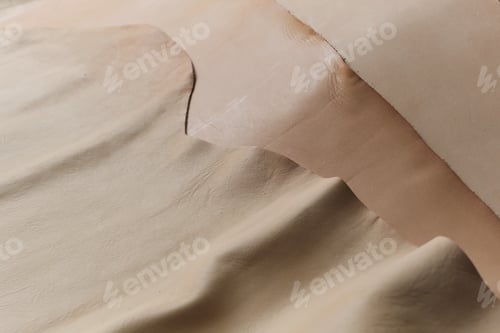 Preview: selection of top-notch beige leather cuts in different shades, demonstrating the range of colors