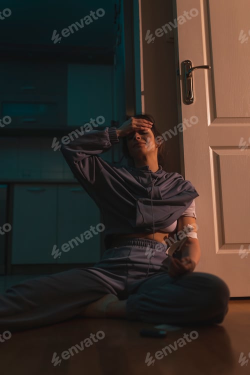 Preview: Female drug addict wasted after intravenous heroin injection