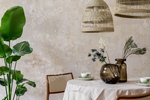 Preview: Stylish and elegant dining room interior