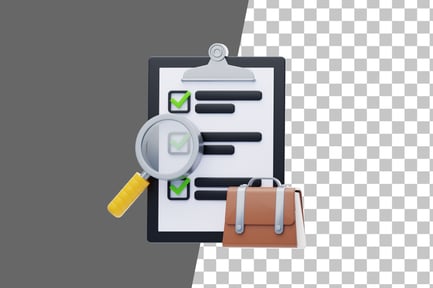 Preview: Due Diligence 3D Icon