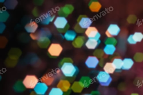 Preview: Nature Pattern- Light Bokeh Background. Celebratory Mood Magic Effect. Decorations Holiday- Design