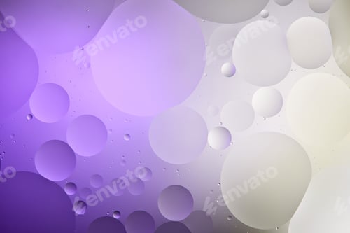 Preview: purple and grey color abstract texture from mixed water and oil bubbles