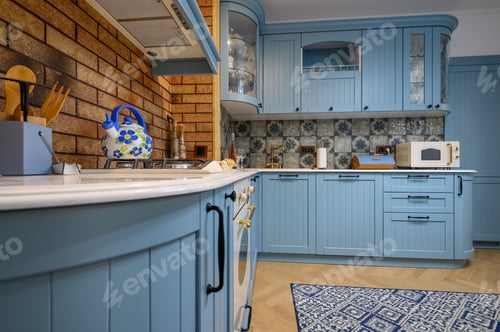 Preview: Modern classic luxurious kitchen and dining room