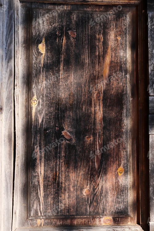 Preview: old pale wood shutters full frame