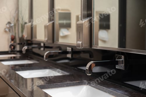 Preview: Toilet room in a public place