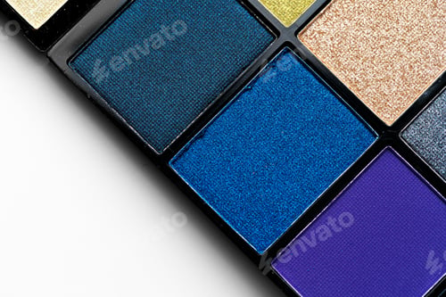 Preview: Make up colorful eyeshadow palettes, close up