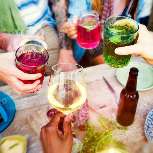 Preview: Diverse Ethnic Friendship Party Leisure Happiness Concept