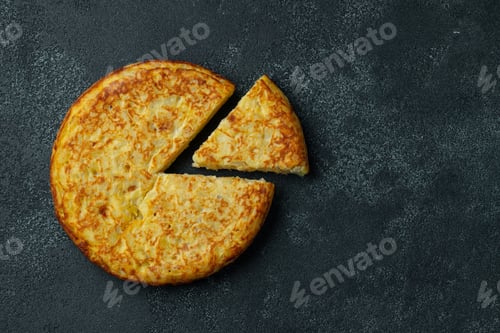 Preview: Spanish tortilla with potatoes and onion.