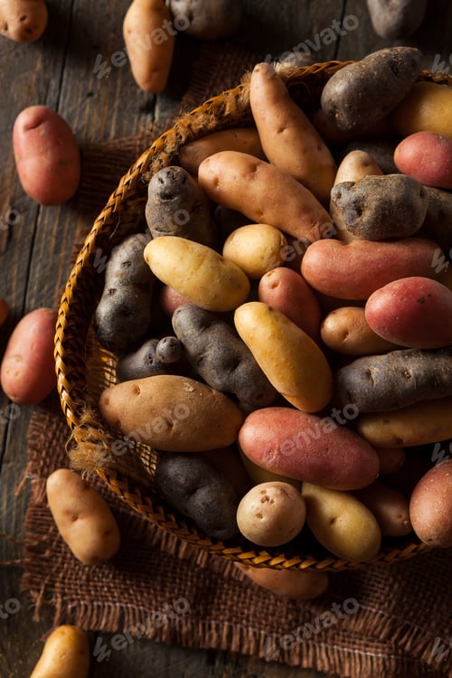 Preview: Raw Organic Fingerling Potatoes