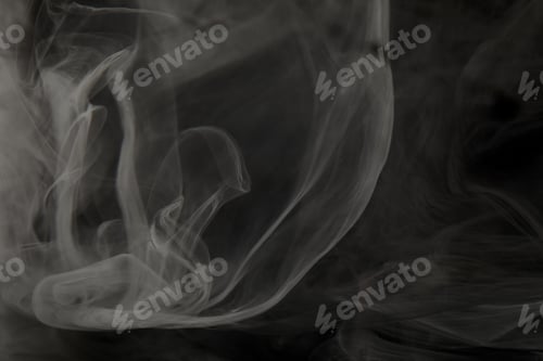 Preview: abstract texture with grey paint on black background