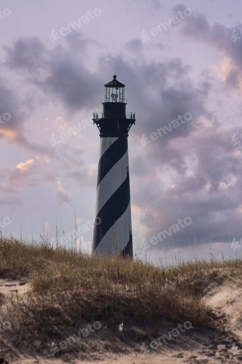 Preview: Cape Hatteras Lighthouse through the Dunes