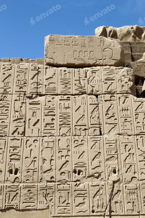 Vista previa: Ancient egypt hieroglyphs
