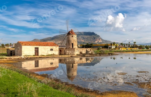 Preview: salt pans and windmill