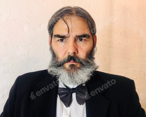 Preview: Crazy looking butler with an epic beard