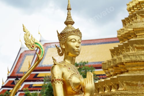 Preview: Buddha sculpture in Grand Palace, Thailand