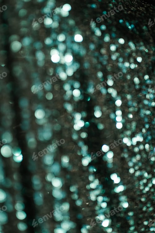 Preview: Abstract bokeh background of emerald green color.