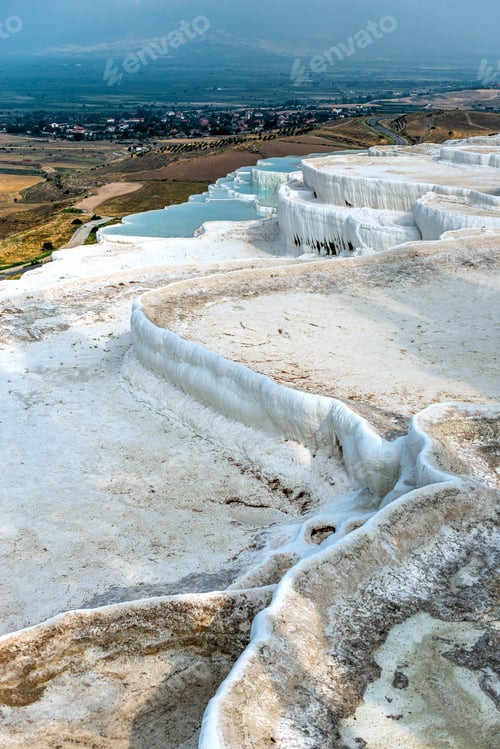 Aperçu: Pamukkale Travertine pool in Turkey