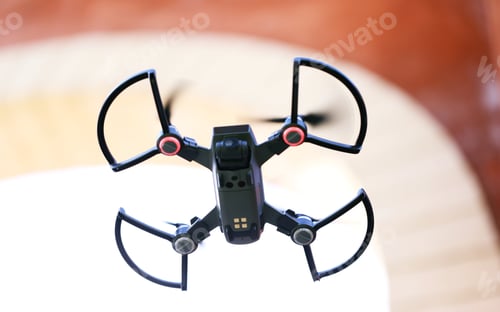 Preview: Flying drone background