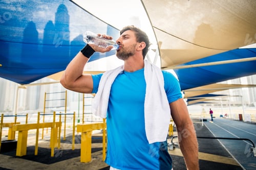 Preview: Athlete training outdoors