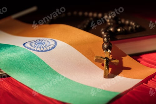 Preview: Christian religion in India concept.