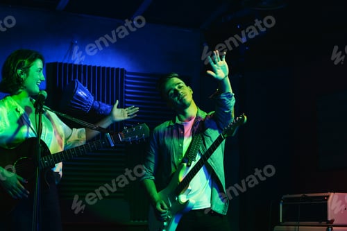 Preview: Guitarist Musician Performing In A Live Concert