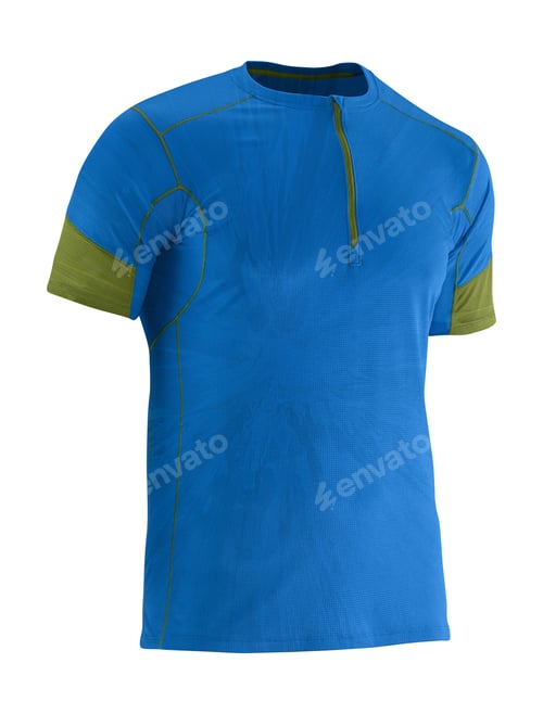 Preview: blue t-shirt isolated on white