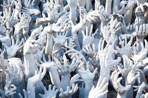 Preview: wat Rong Khun The famous White Temple in Chiang Rai, Thailand