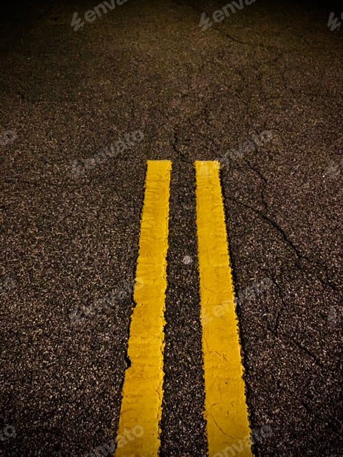 Preview: Yellow solid lines on road