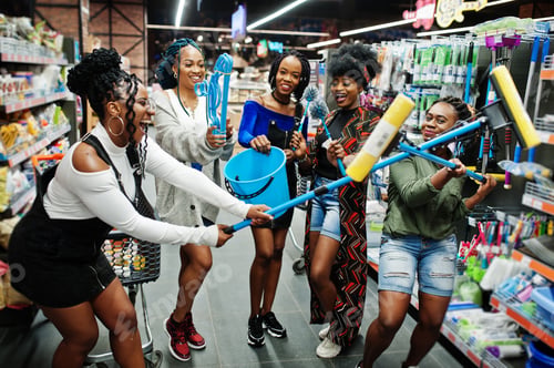 Preview: Africans at supermarket