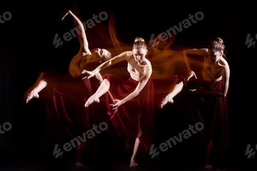 Preview: The sensual and emotional dance of beautiful ballerina