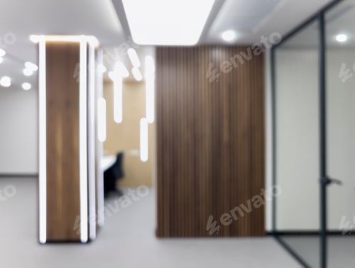Preview: Blurred and Defocused Abstract Office or Clinic Hospital Clean Business Presentation Background