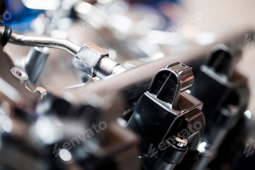 Preview: Modern Technology Cars Motor Engine Macro