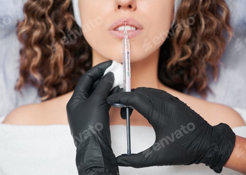 Preview: Injectable lip contouring. Cosmetic lip augmentation procedures.