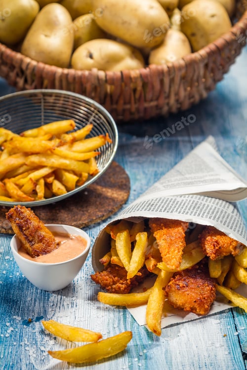 Preview: Fish & Chips served in the newspaper