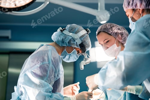 Preview: Surgeons Working in Operating Room at Hospital