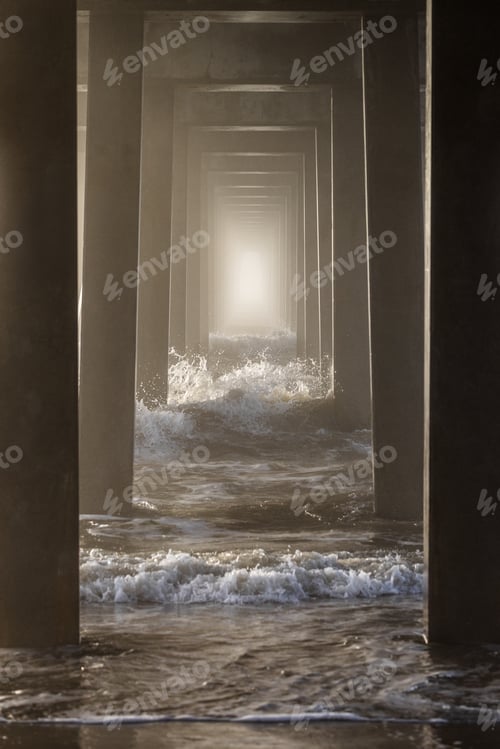 Preview: Morning Light Under Folly Beach Pier